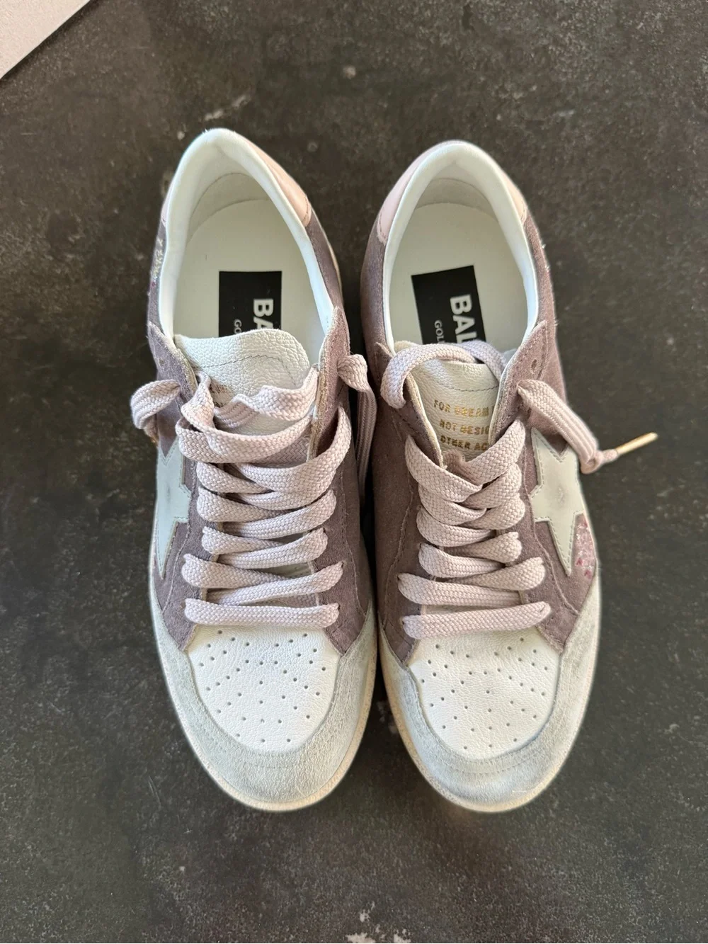 Golden Goose Ball Star Floral Embroidered Sneakers Size 36 | NEW IN BOX - Picture 7 of 10
